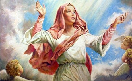 Maryja z rękami podniesionymi